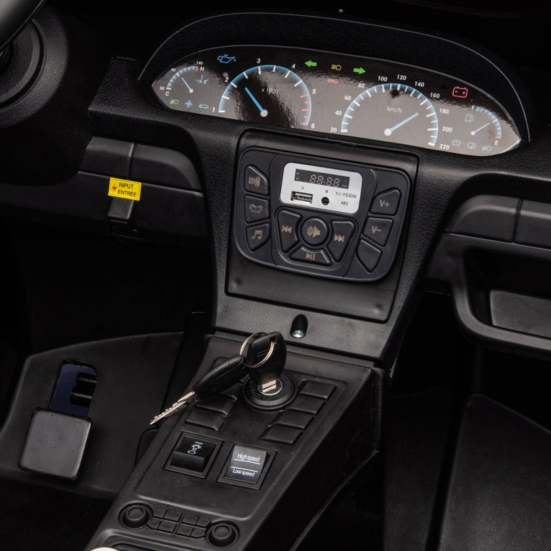 48V Magic Cars Rocket: World's Fastest 2-Seater Kids' Ride-On with Advanced Brushless Motor & Precision Differential