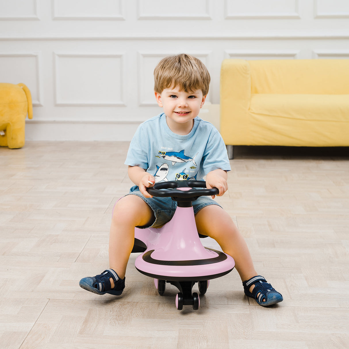 Magic Cars Toys Swing Car with Flashing Wheels