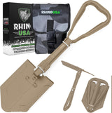Folding Survival Shovel w/ Pick