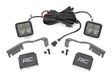LED Light Kit Ditch Mount 2 Inch Spectrum Pair Spot Nissan Frontier (22-26) Rough Country