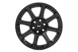 81 Series Wheel One-Piece Semi Gloss Black 20x10 6x5.5 -25mm Rough Country