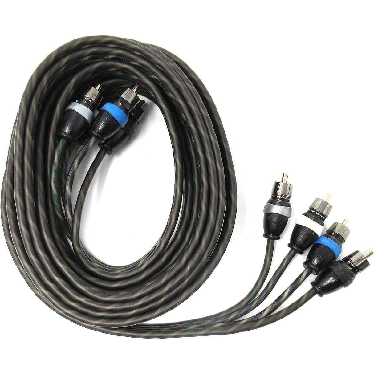 Sky High Car Audio 4-Channel Twisted RCA - 12Ft - 20Ft Sky High Car Audio