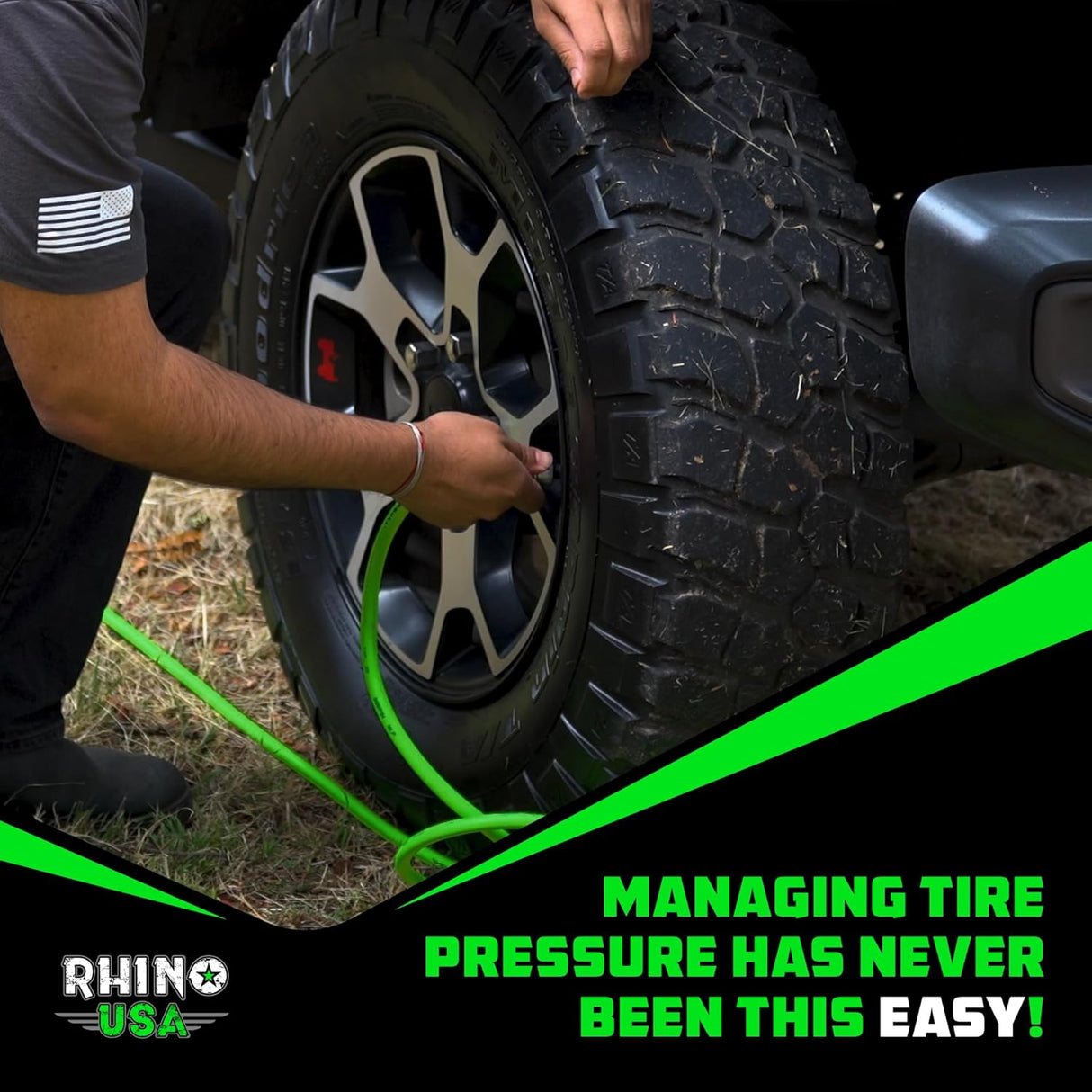 4-Wheel Tire Inflation/Deflation System
