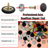 GOOSLA Car Roof Headliner Repair Kit 90 Set Black Grid A1101