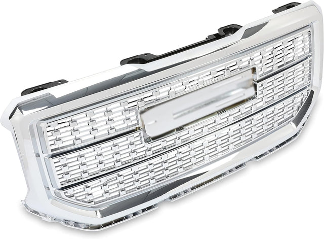 Front Bumper Grill Compatible with 2016-2018 GMC Sierra 1500