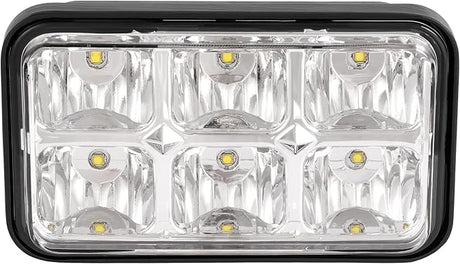 Golf Cart LED Headlight Clear Lens Chrome Housing Replacement