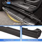 Rocker Panel Cover Set Fits 2014-2018 Crew Cab Pickup Textured Black