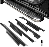 Rocker Panel Cover Set Fits 2014-2018 Crew Cab Pickup Textured Black