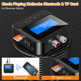 Bluetooth Transmitter Receiver – RCA, AUX, LCD, 33ft Range TekShack