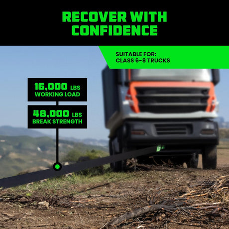 6" x 30' Ultimate Recovery Tow Strap