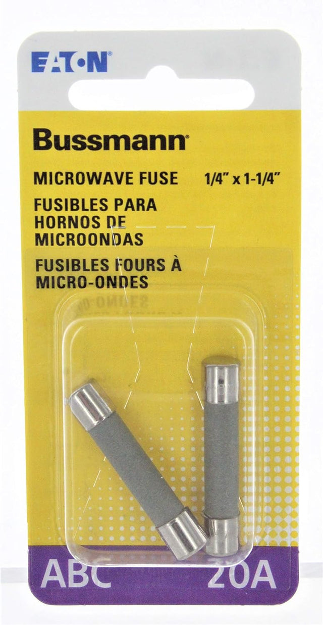 Bussman BP/ABC-20 20 Amp 250 Volt Microwave Oven Fuse 2 Count TekShack