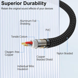 HOSONGIN XLR Male to 3.5mm TRS Male Cable – 6 ft HOSONGIN