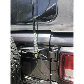 The TeraFlex 4997192 JL: CB Antenna & Flag Whip Mount Bracket Kit TekShack