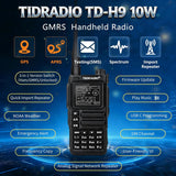 TIDRADIO TD-H9 10Watt GPS/APRS GMRS Handheld Radio,Spectrum TIDRadio
