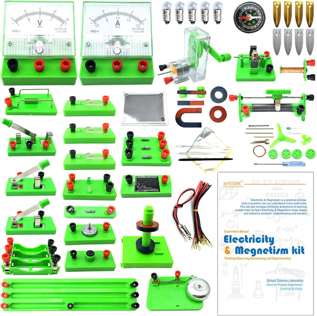 EUDAX Electricity & Magnetism Physics Lab Kit TekShack