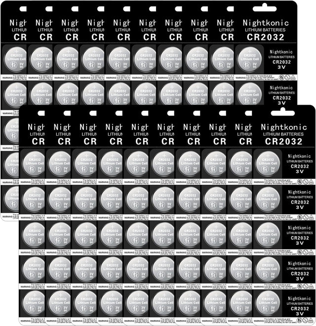 CR2032 3V Lithium Coin Cell Batteries 5-Pack Generic