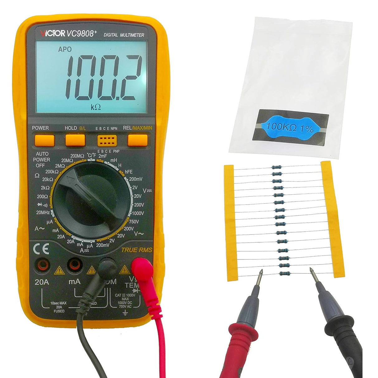1% 0.25w Resistor Book kit, 1Ω-10MΩ TekShack