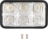 Golf Cart LED Headlight Clear Lens Chrome Housing Replacement