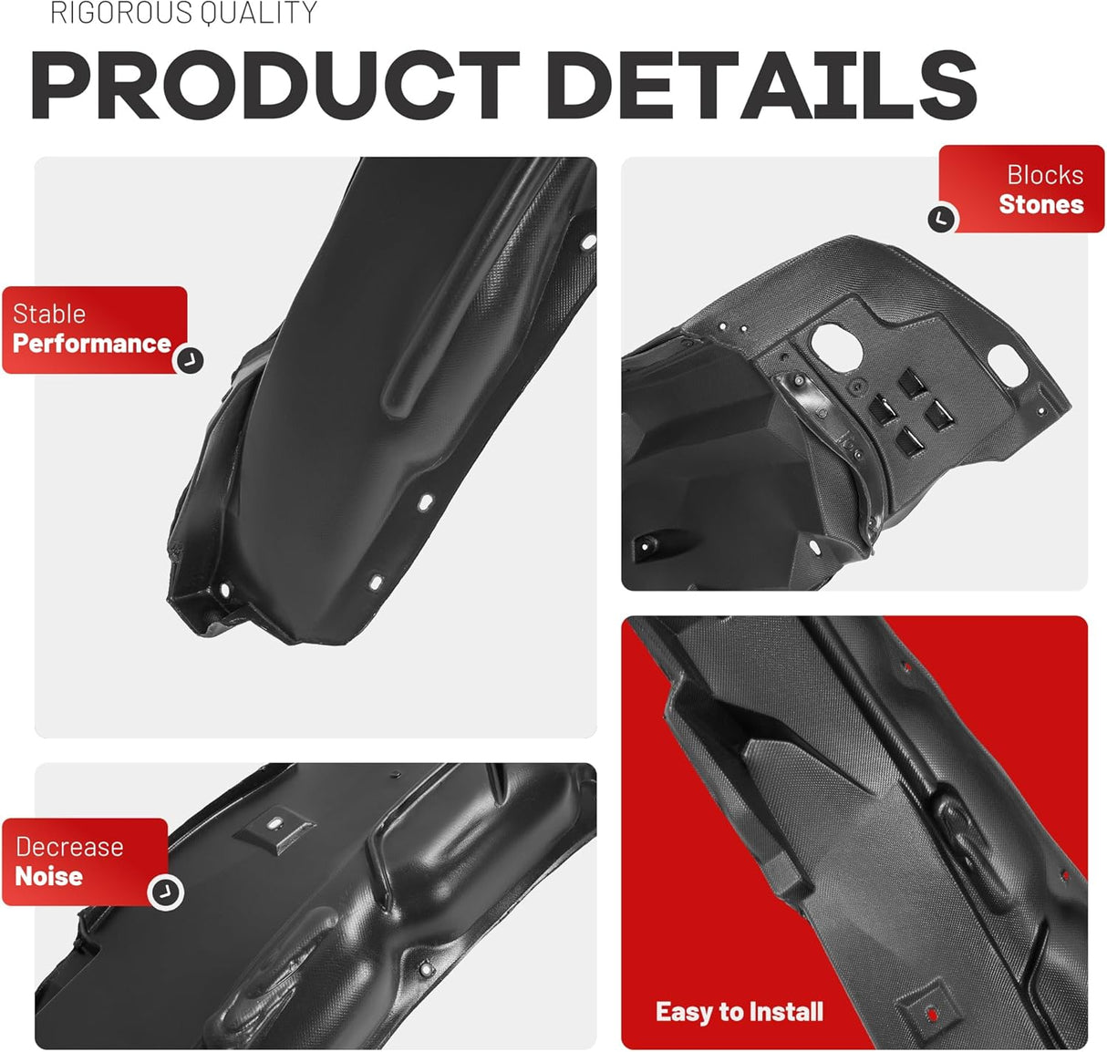 Front Fender Liner Panel For 2012-2015 Honda Civic Coupe Sedan Right