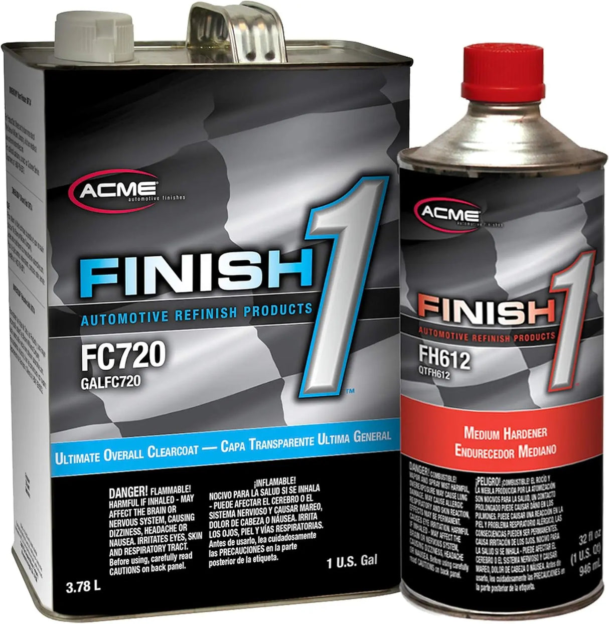 Sherwin Williams Finish 1 Ultimate Overall Clearcoat FC720 1 Gallon Kit