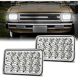 4x6 Inch LED Headlights DOT Approved High Low Beam Rectangle 2PCS