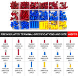 Crimping Tool Set，400pcs Insulated Wire Crimp TekShack