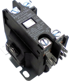 1 Pole FLA 40 Amp 24V coil Single Pole DP Contactor TekShack