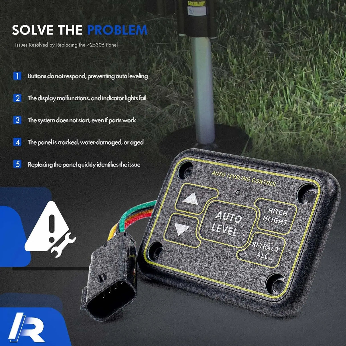 RHAOCZIYAUTO Quick Level Touch Panel for Lippert Ground Control 425306 1 Each