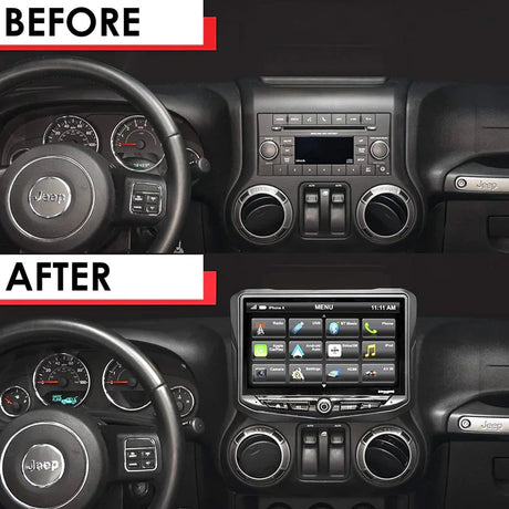 Stinger HEIGH10 10" Radio Fully Integrated Kit I Off Road Mode I '11-'18 Jeep JK Wranglers