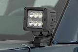 LED Light Kit Ditch Mount 2 Inch Spectrum Pair Spot Ford F-150 (15-26)/F-150 Lightning (22-26) Rough Country