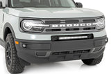 LED Light Kit Bumper Mount 20 Inch Spectrum Single Row Ford Bronco Sport (21-26) Rough Country
