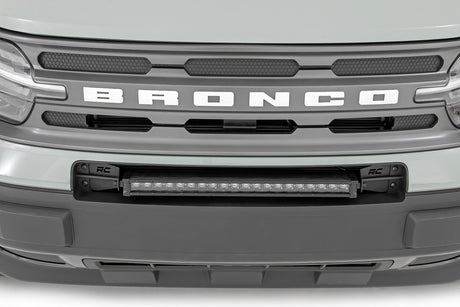 LED Light Kit Bumper Mount 20 Inch Spectrum Single Row Ford Bronco Sport (21-26) Rough Country