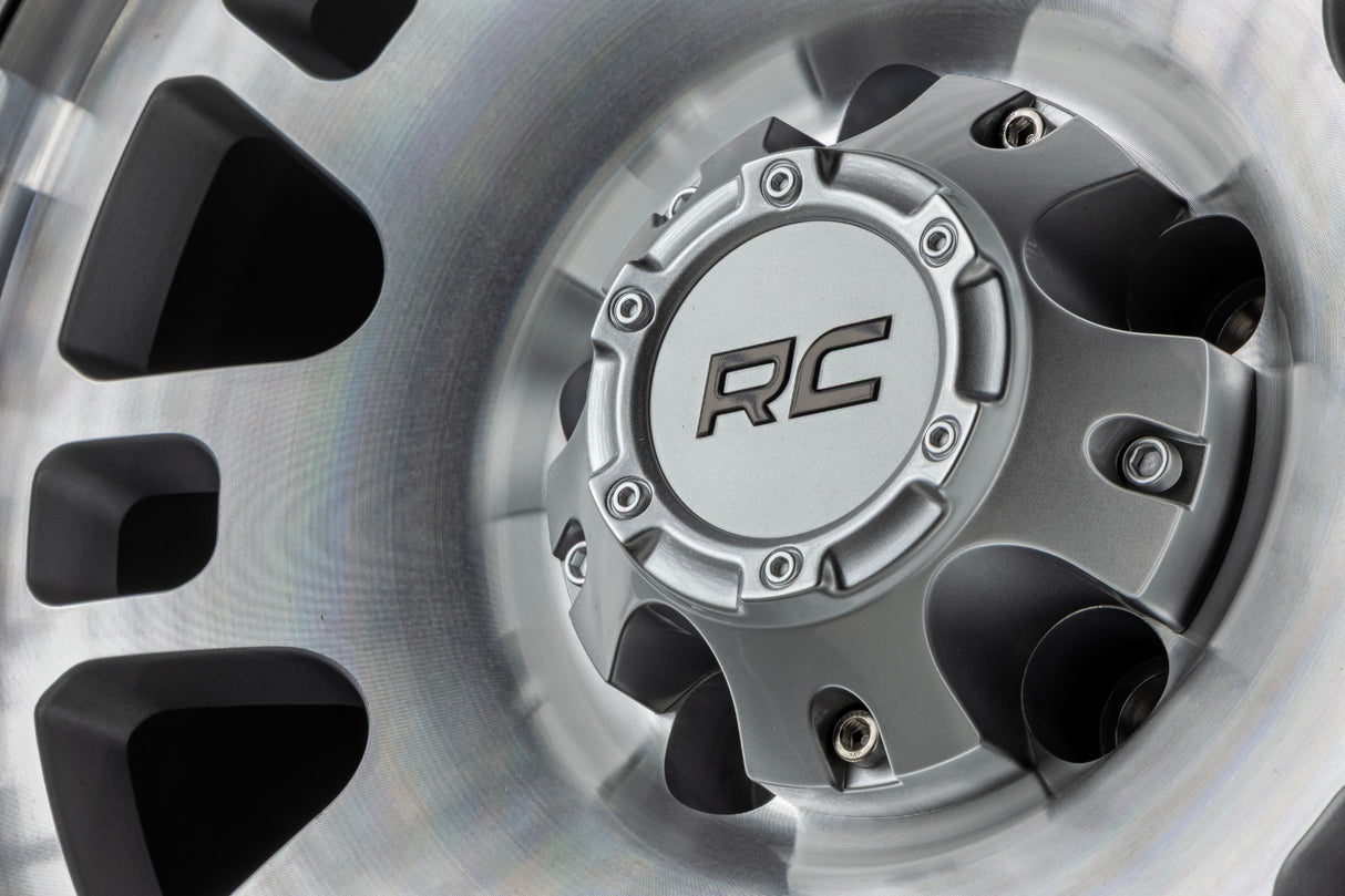 82 Series Wheel One-Piece Full Machined 17x9 5x5 -12mm Rough Country