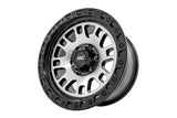 82 Series Wheel One-Piece Machined Semi Gloss Black 17x9 5x5 -12mm Rough Country