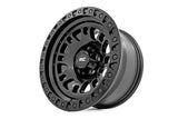 82 Series Wheel One-Piece Semi Gloss Black 18x9 5x5 0mm Rough Country