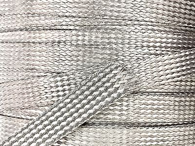 200 FEET 1/2" BRAIDED BRAID STAINLESS EXPANDABLE SLEEVE WIRE HARNESS LOOM