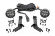 LED Light Kit Ditch Mount Black Series Round 3.5 Inch Amber DRL Chevy 1500 (99-06) Rough Country