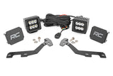 LED Light Kit Ditch Mount 2 Inch Black Pair Spot Ram 1500 2WD/4WD (19-26) Rough Country