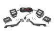 LED Light Kit Ditch Mount 2 Inch Black Pair Flood Ram 1500 2WD/4WD (19-26) Rough Country