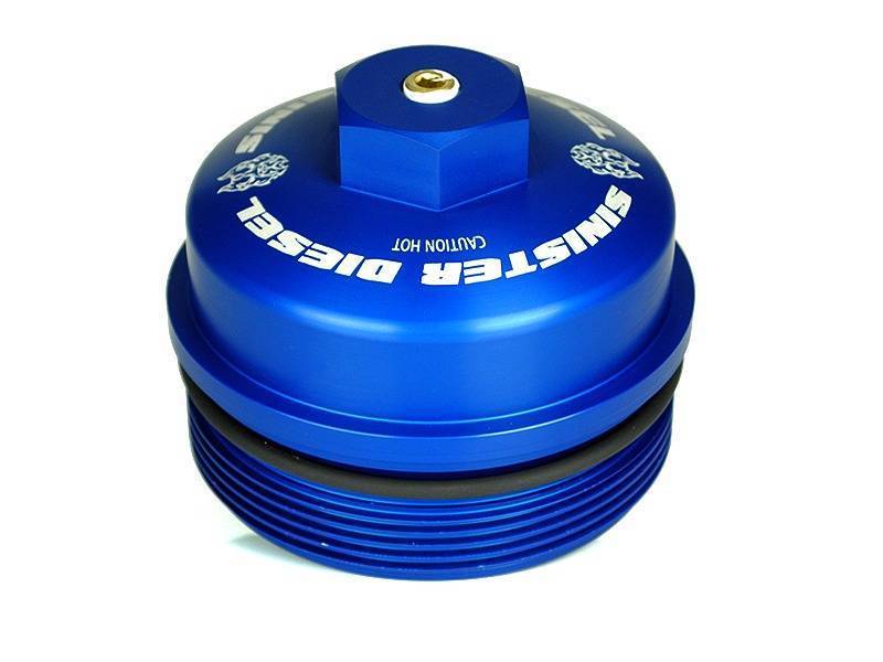 Sinister Diesel 03-10 Ford Powerstroke 6.0L/6.4L Oil Filter Cap