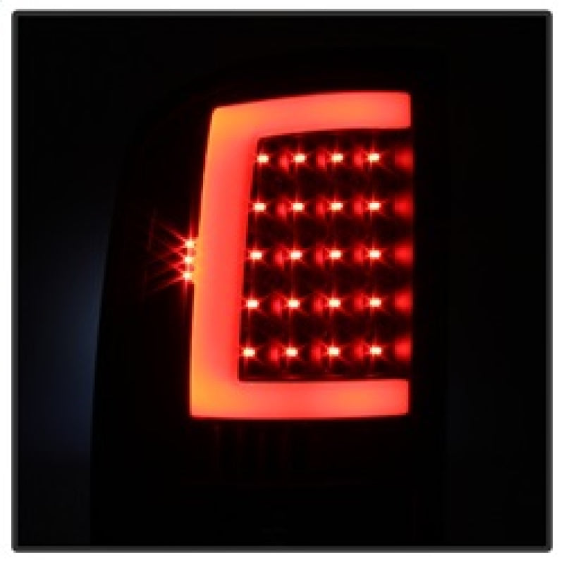 xTune GMC Sierra 07-13 LED Tail Lights Black ALT-ON-GS07-G2-LED-BK