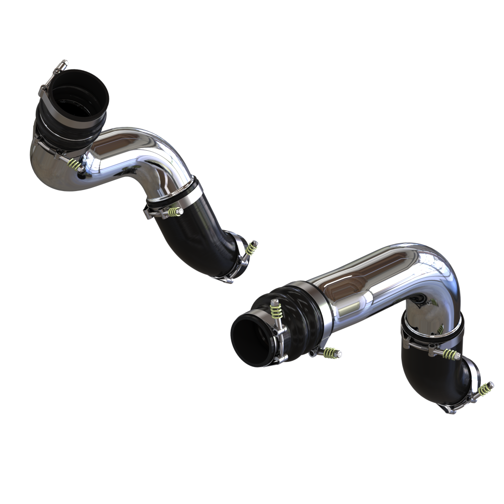 Cold and Hot Side Intercooler Pipe Kit for 2019-2024 Ram 2500/3500 Cummins 6.7L S&B