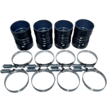 S&B 4"x 6" Intercooler Boot Kit With Clamps (Set of 4) S&B