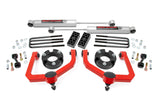 3 Inch Lift Kit N3 Shocks Red Nissan Titan 2WD/4WD (2004-2024) Rough Country
