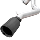 AWE Tuning 0FG Single Rear Exit Exhaust with BashGuard and 5-Inch Diamond Black Tip | 2021+ Ford Bronco