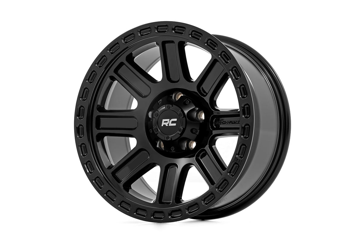 84 Series Wheel Gloss Black 17x8.5 5x4.5 +0mm Rough Country