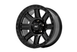 84 Series Wheel Gloss Black 17x8.5 5x5 +0mm Rough Country