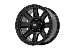 84 Series Wheel Gloss Black 17x8.5 5x5 +0mm Rough Country