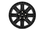 84 Series Wheel Gloss Black 17x8.5 5x5 +0mm Rough Country