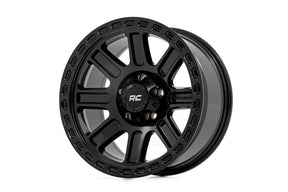 84 Series Wheel Gloss Black 18x8.5 5x5 +0mm Rough Country